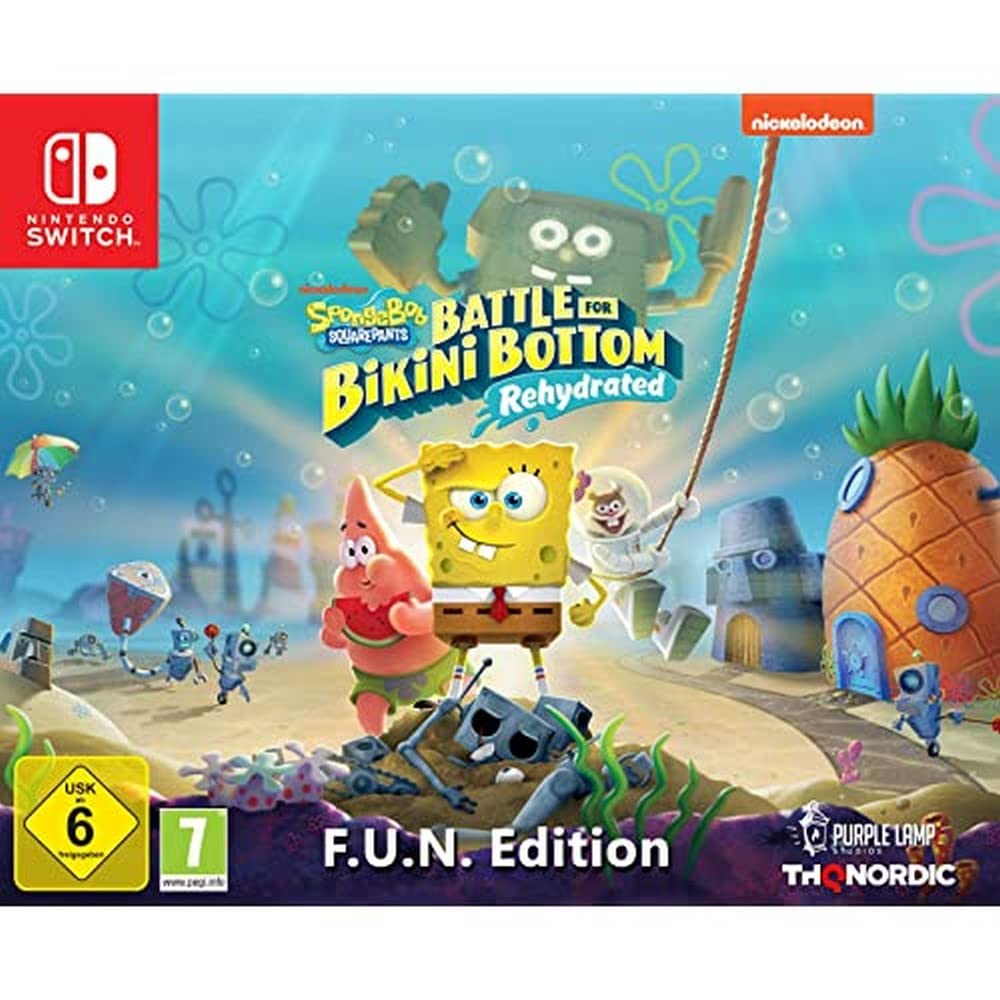 Spongebob Squarepants: Battle For Bikini Bottom Rehydrated - NINTENDO SWITCH - PAL ESP - Nuevo Spongebob Squarepants: Battle For Bikini Bottom Rehydrated - NINTENDO SWITCH - PAL ESP - Nuevo